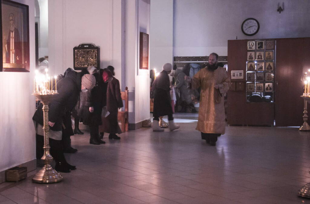 Божественная Литургия в Неделю 30-ю по Пятидесятнице перед Богоявлением в Вознесенском Кафедральном соборе города Касимова