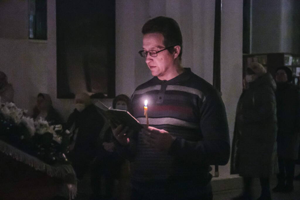 Всенощное бдение в канун праздника Богоявления Господня в Вознесенском Кафедральном соборе города Касимова