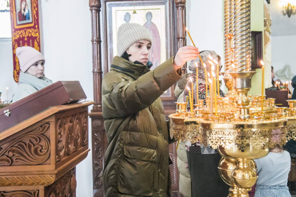 Божественная Литургия в Неделю 2-ю Великого поста в Вознесенском Кафедральном соборе города Касимова