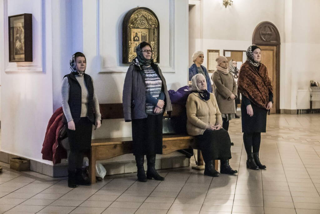 Всенощное бдение в канун Недели 3-й Великого поста, Крестопоклонной в Вознесенском Кафедральном соборе города Касимова