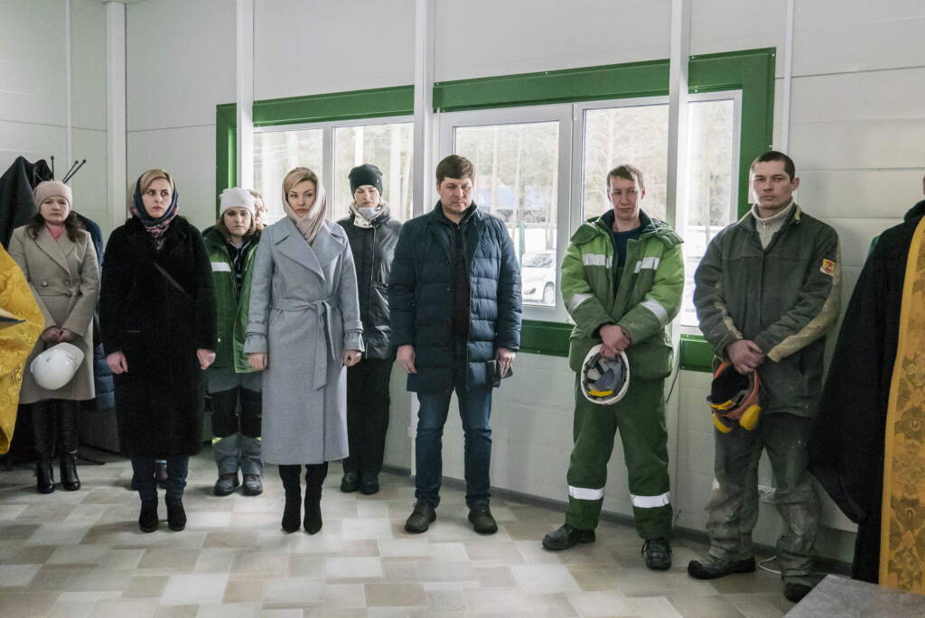 Освящение завода по производству извести вблизи посёлка Лашма Касимовского района