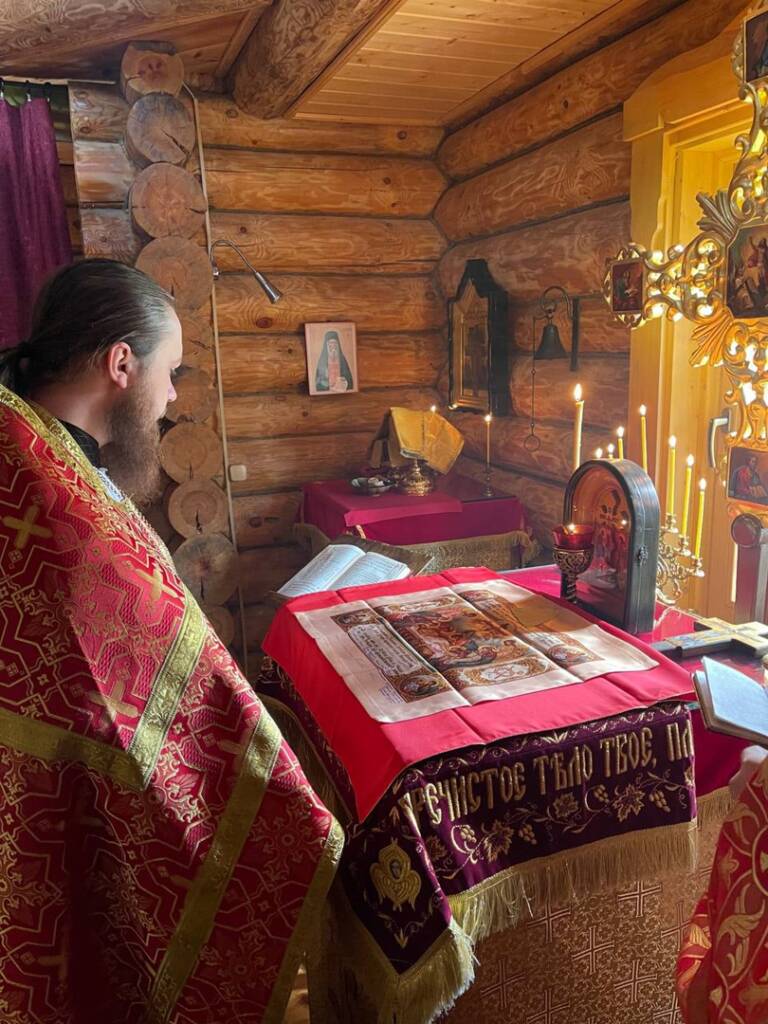 В Христорождественской монашеской общины с. Лашма Касимовского района почтили память праведного Симеона Верхотурского