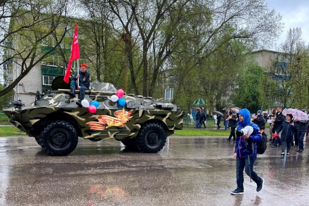 День Победы в поселке Шилово