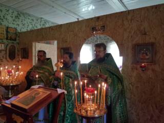 Соборное богослужение духовенства Пителинского благочиния в день памяти мученицы Веры Касимовской