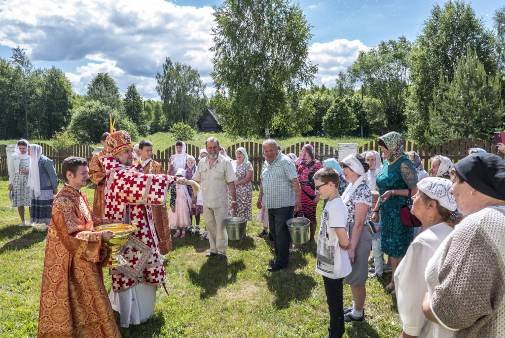 Празднование памяти великомученицы Параскевы Пятницы в селе Даньково Касимовского района