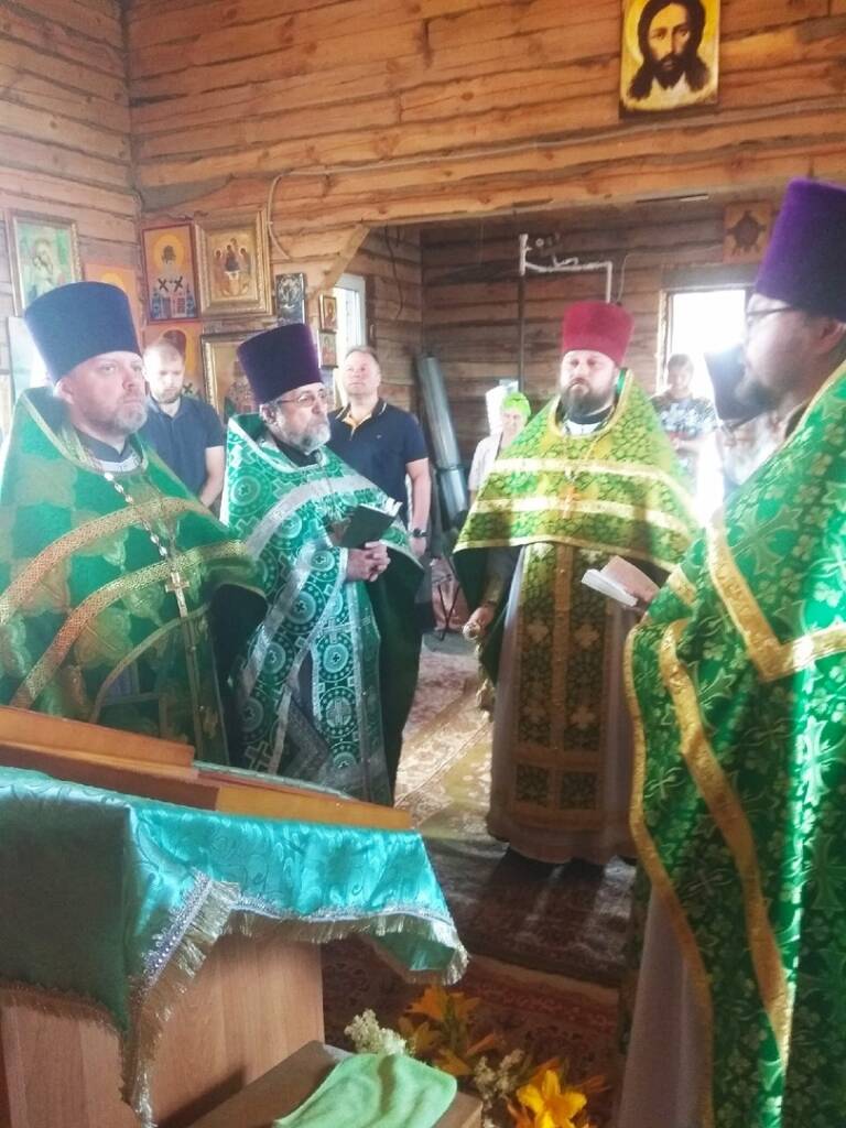 Соборное богослужение духовенства Агломазовского благочиния в день отдания праздника Пресвятой Троицы