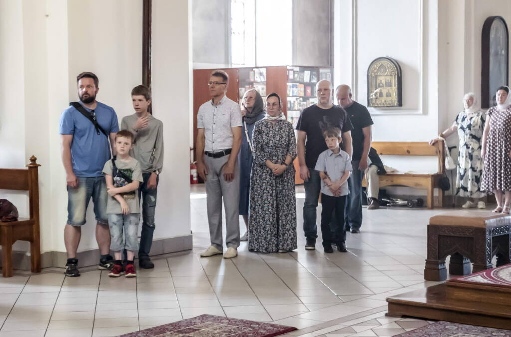 Божественная Литургия в Неделю 5-ю по Пятидесятнице в Вознесенском Кафедральном соборе города Касимова