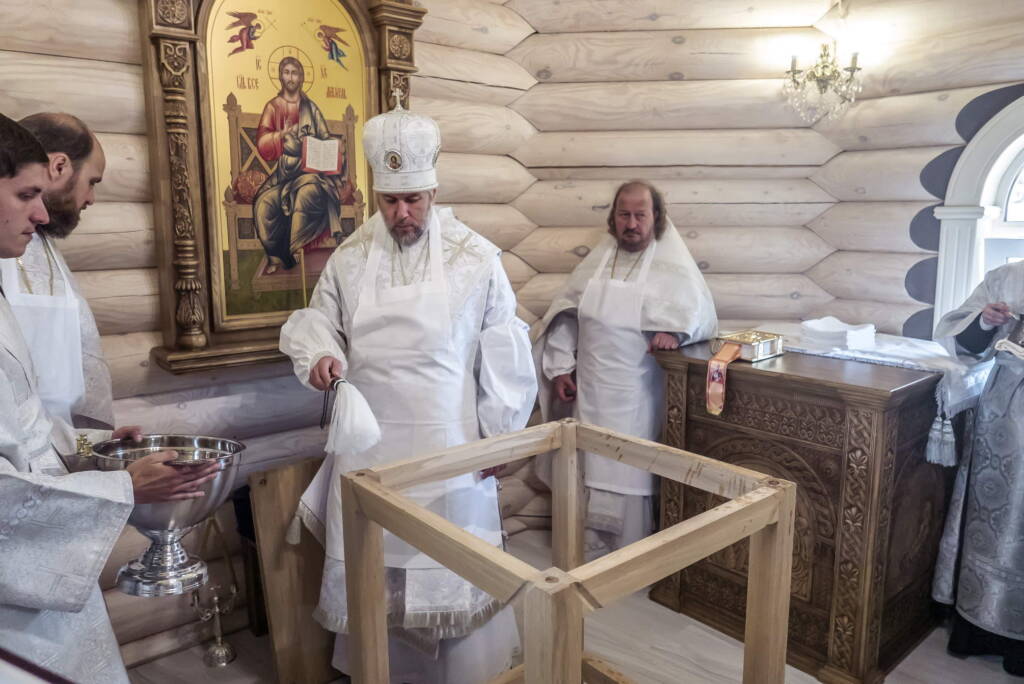 Великое освящение храма апостолов Петра и Павла поселка Ненашкино Клепиковского района