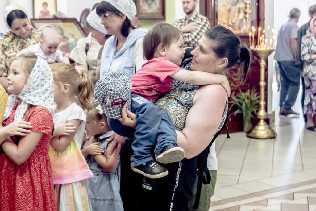 Божественная Литургия в Неделю 7-ю по Пятидесятнице в Вознесенском Кафедральном соборе города Касимова