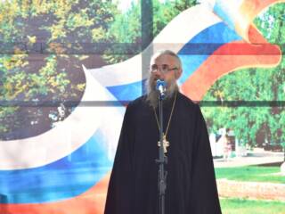 Благочинный Кадомского округа протоиерей Сергий Сорвачев принял участие в праздничном концерте "Мой славный городок на Мокше", посвященном празднованию 813-ой годовщины Кадома