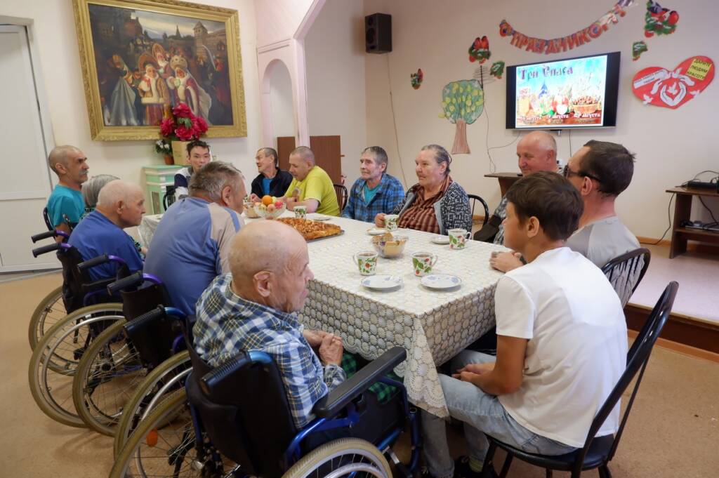 Праздник Преображение Господне в Касимовском специальном доме-интернате для престарелых и инвалидов