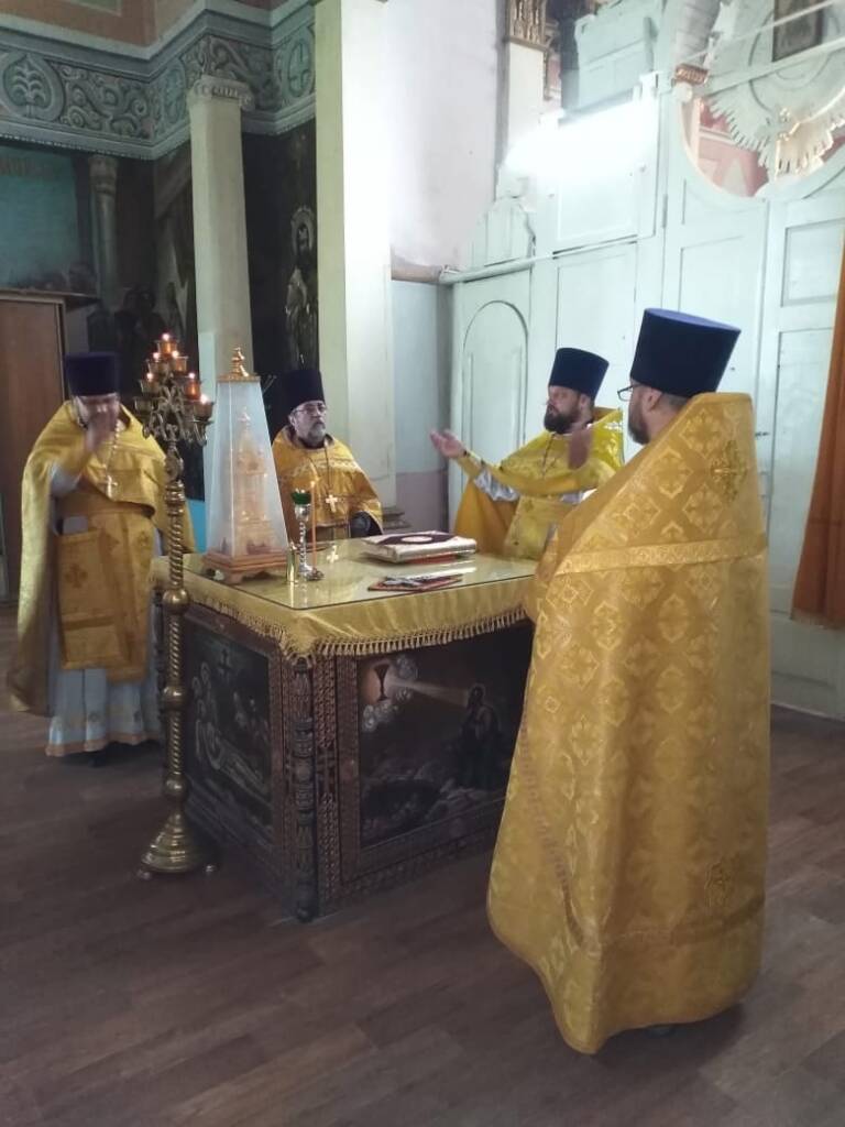Соборное богослужение духовенства Агломазовского благочиния в день памяти преподобного Моисея Угрина