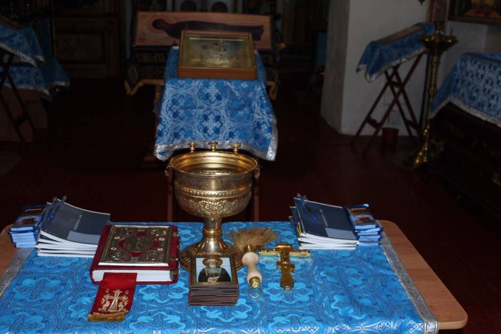 Молебен на начало учебного года в с. Царево Ермишинского района
