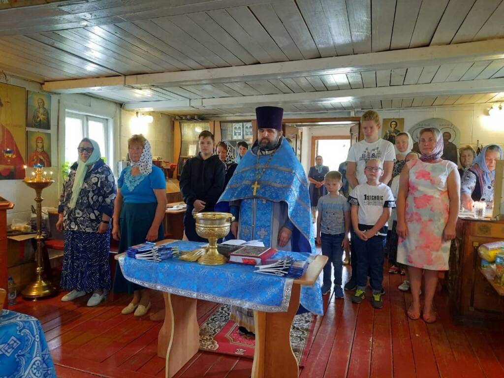 Молебен на начало учебного года в с. Царево Ермишинского района