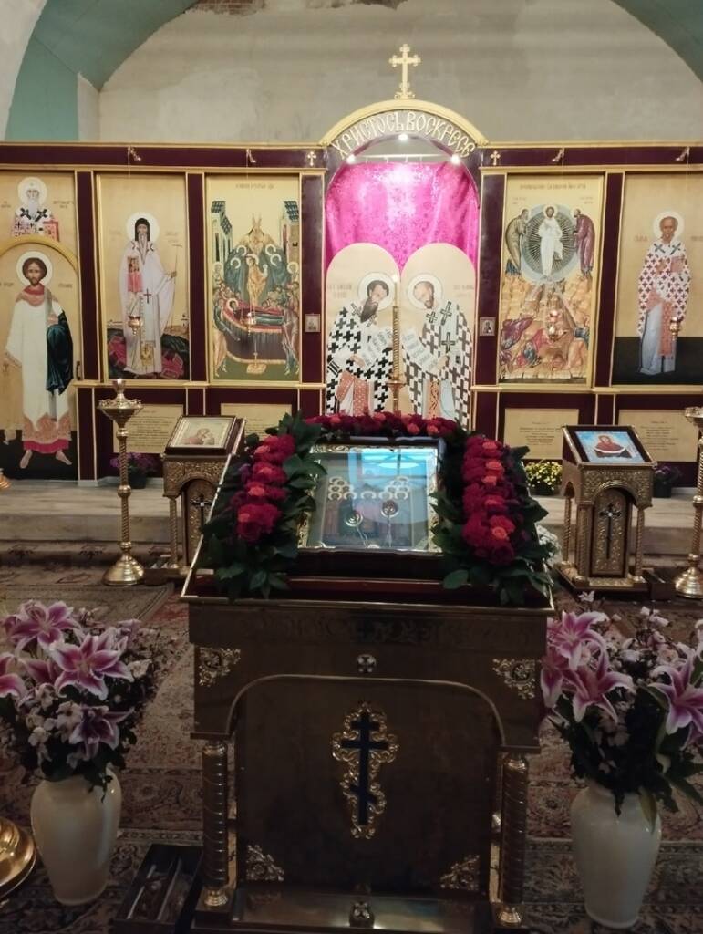 Соборное богослужение духовенства Сасовского района в день памяти Агломазовских мучеников