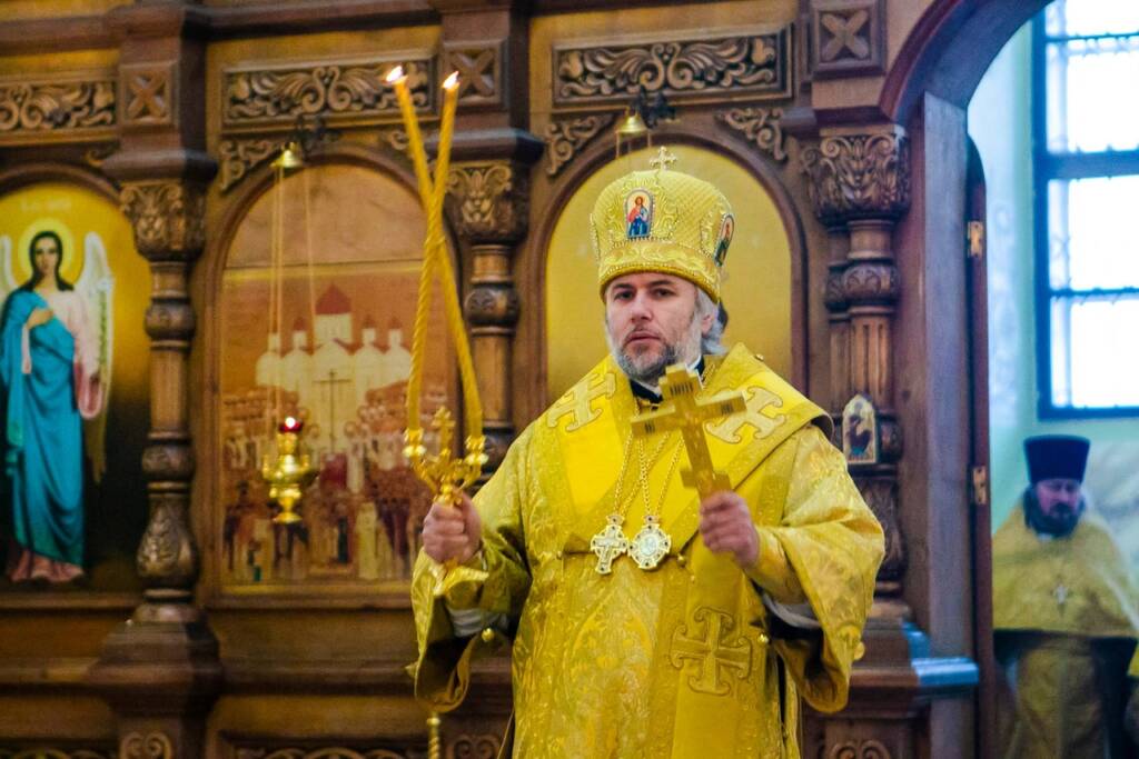 Божественная Литургия в Неделю 21-ю по Пятидесятнице в Вознесенском Кафедральном соборе города Касимова