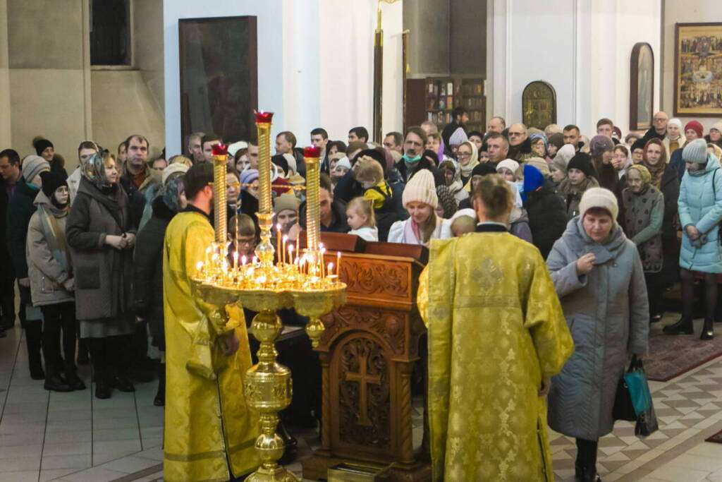 Молебен на новолетие в Вознесенском Кафедральном соборе города Касимова