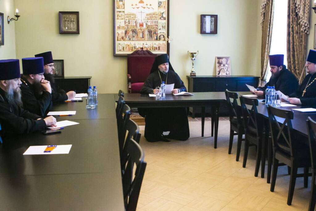 Под председательством епископа Касимовского и Сасовского Василия состоялось заседание Епархиального совета