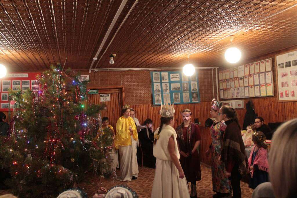Рождественский праздник в Доме Культуры села Старый Кадом