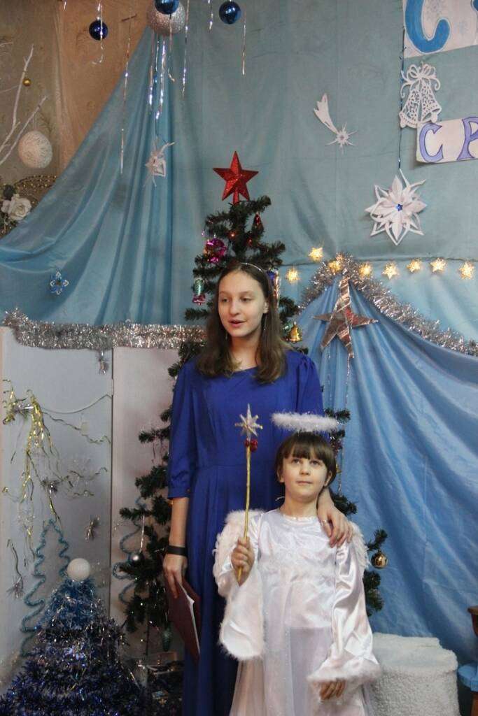 Рождественская ёлка в селе Тюково Клепиковского района