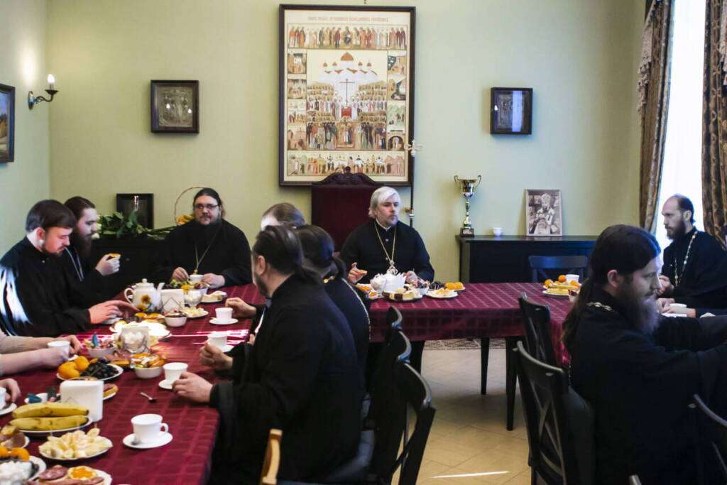 Духовенство г. Касимова и района поздравило Архипастыря с праздником Рождества Христова