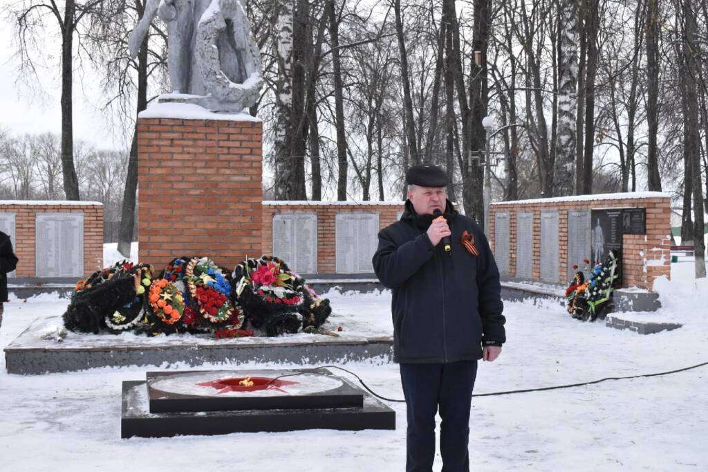 Председатель МСПО "Небесный купол" иерей Михаил Егоров принял участие в митинге, посвященном Дню памяти воинов - интернационалистов