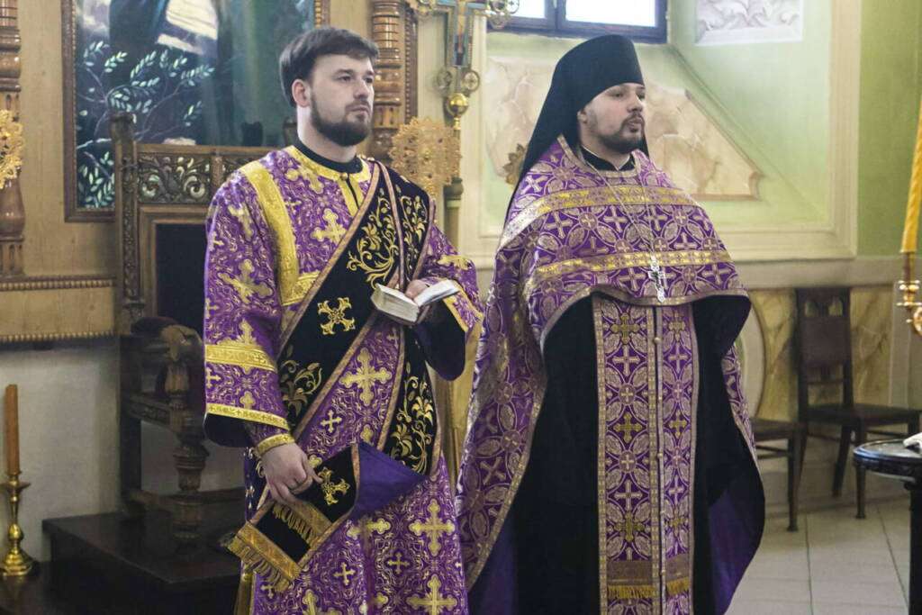 Всенощное бдение в канун Недели 4-й Великого поста в Вознесенском Кафедральном соборе города Касимова