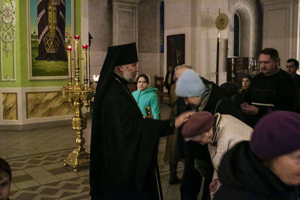 Всенощное бдение в канун Недели 4-й Великого поста в Вознесенском Кафедральном соборе города Касимова