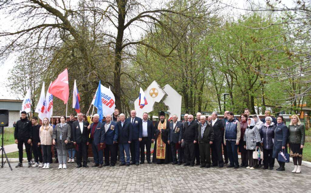 Благочинный Сасовского округа протоиерей Николай Бабачук принял участие в митинге посвященном 37-й годовщине аварии на Чернобыльской АЭС