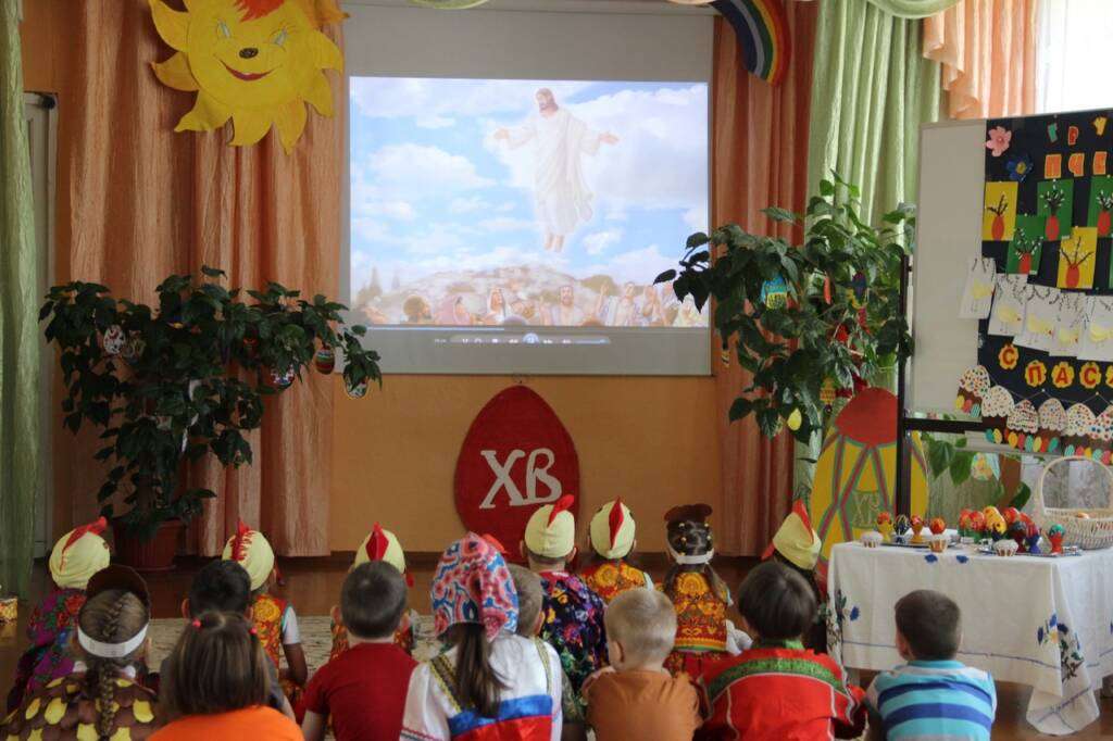 В Болоньской СОШ прошло мероприятие посвященное празднику Пасхи Христовой