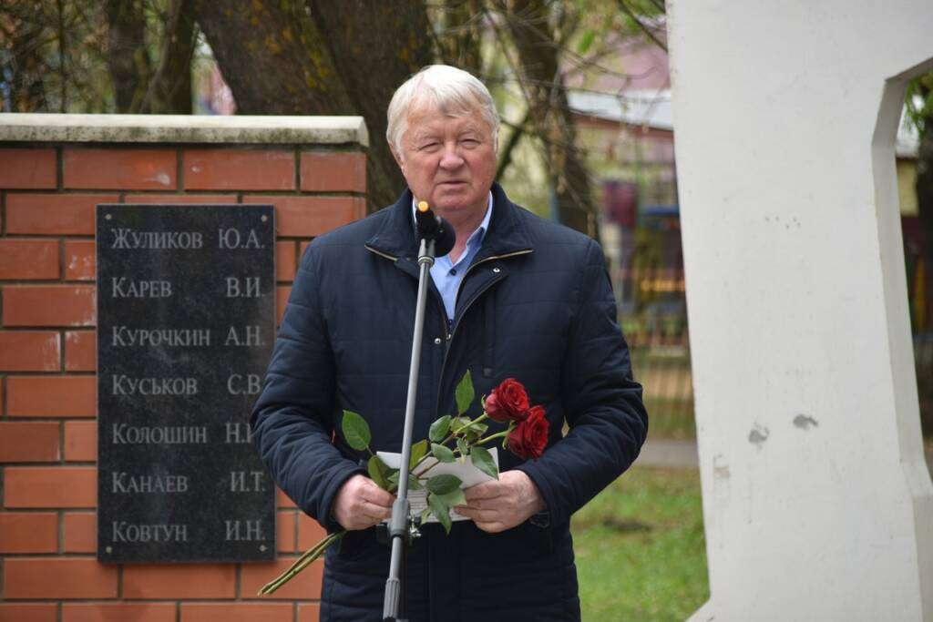 Благочинный Сасовского округа протоиерей Николай Бабачук принял участие в митинге посвященном 37-й годовщине аварии на Чернобыльской АЭС