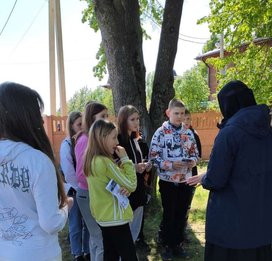 Учащиеся школы №4 г. Касимова совершили паломничество в Никольский Шостьенский ставропигиальный женский монастырь