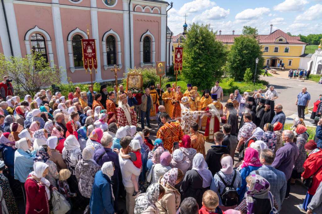 Престольный праздник в Иоанно-Богословском  монастыре села Пощупово Рязанского района