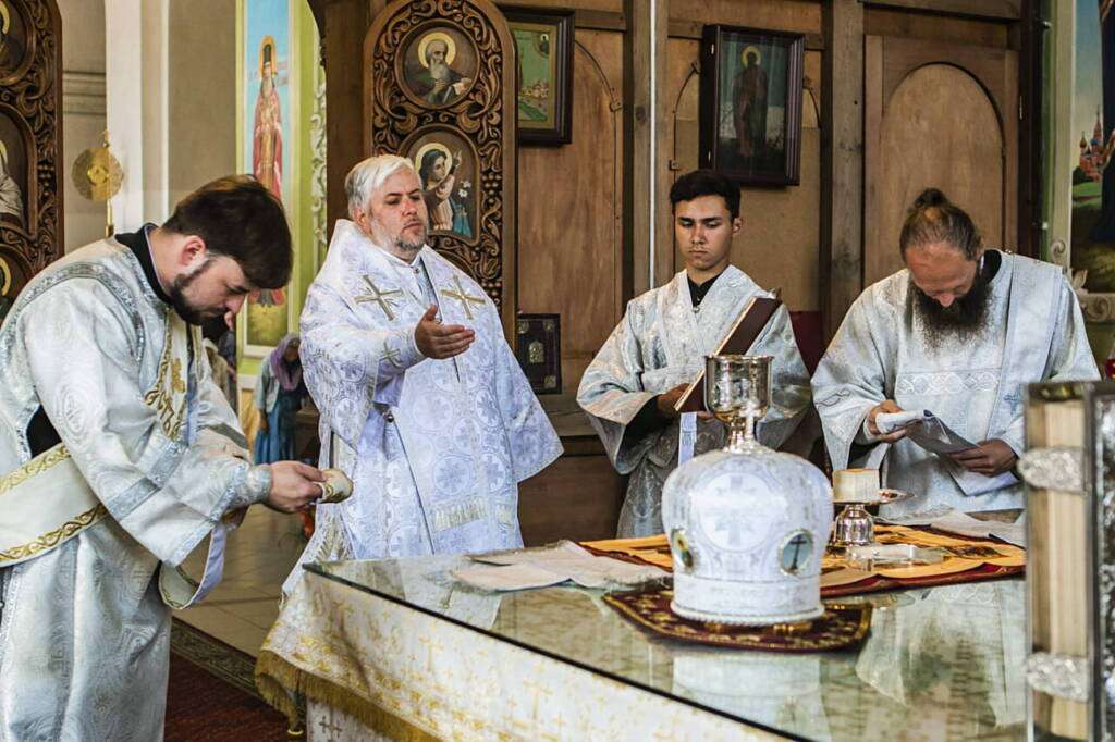 Божественная Литургия в Неделю 11-ю по Пятидесятнице в Вознесенском Кафедральном соборе города Касимова
