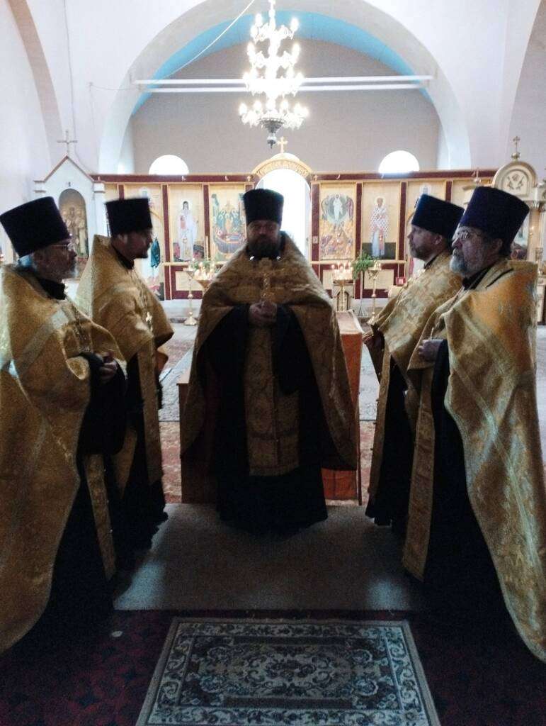 Освящение креста и купола для Преображенского храма с. Усады Сасовского района