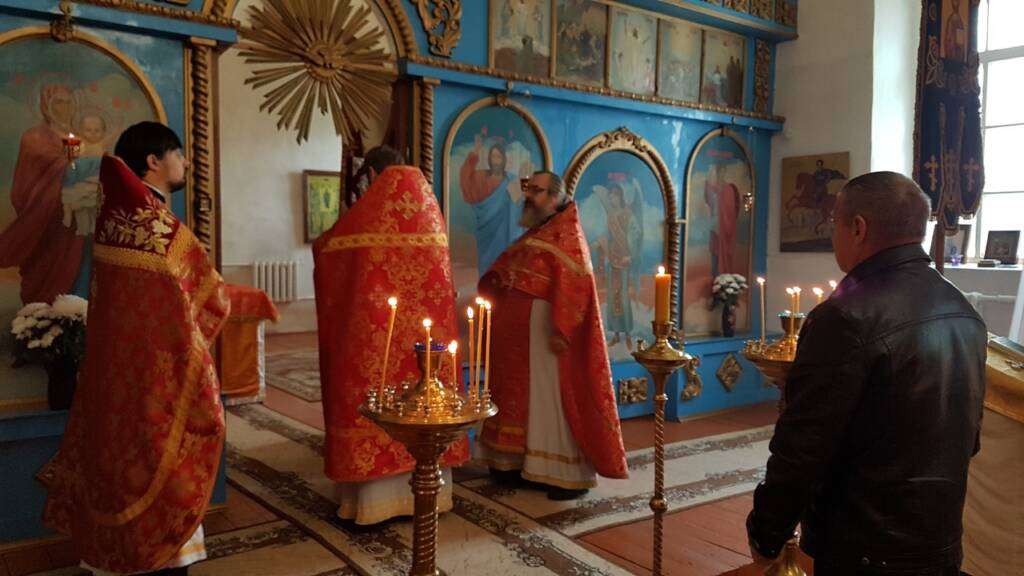 Соборное богослужение духовенства Пителинского благочиния в день памяти великомученика Димитрия Солунского