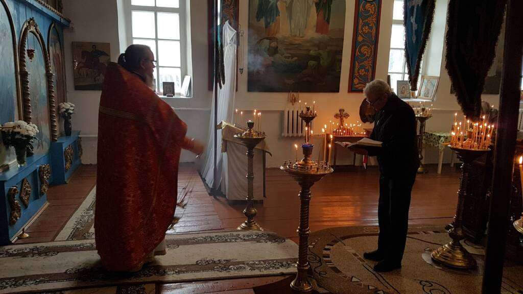 Соборное богослужение духовенства Пителинского благочиния в день памяти великомученика Димитрия Солунского