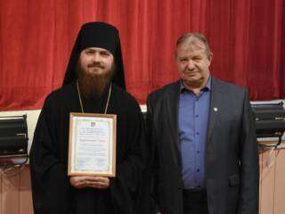Секретарь Касимовской епархии иеромонах Савва (Максименков) награждён Благодарственным письмом от председателя Думы Касимовского района