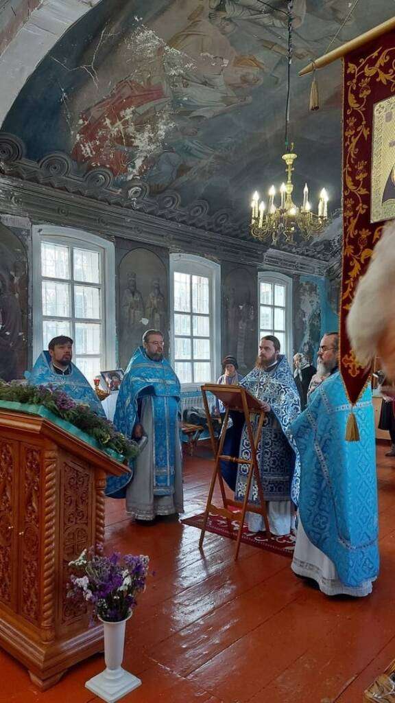 Соборное богослужение духовенства Пителинского благочиния