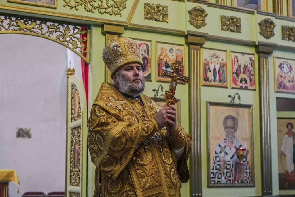 Божественная Литургия в день памяти священноисповедника Сергия, пресвитера Касимовского в Троицком храме г. Касимова