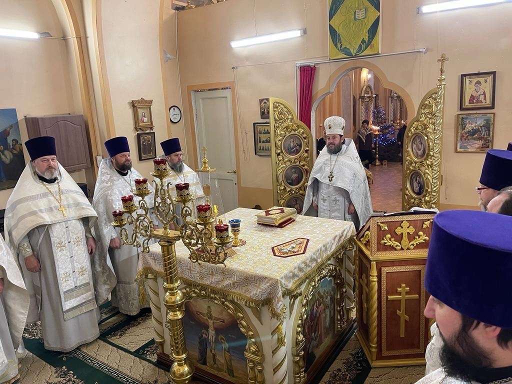 Соборное богослужение духовенства Сасовского благочиния