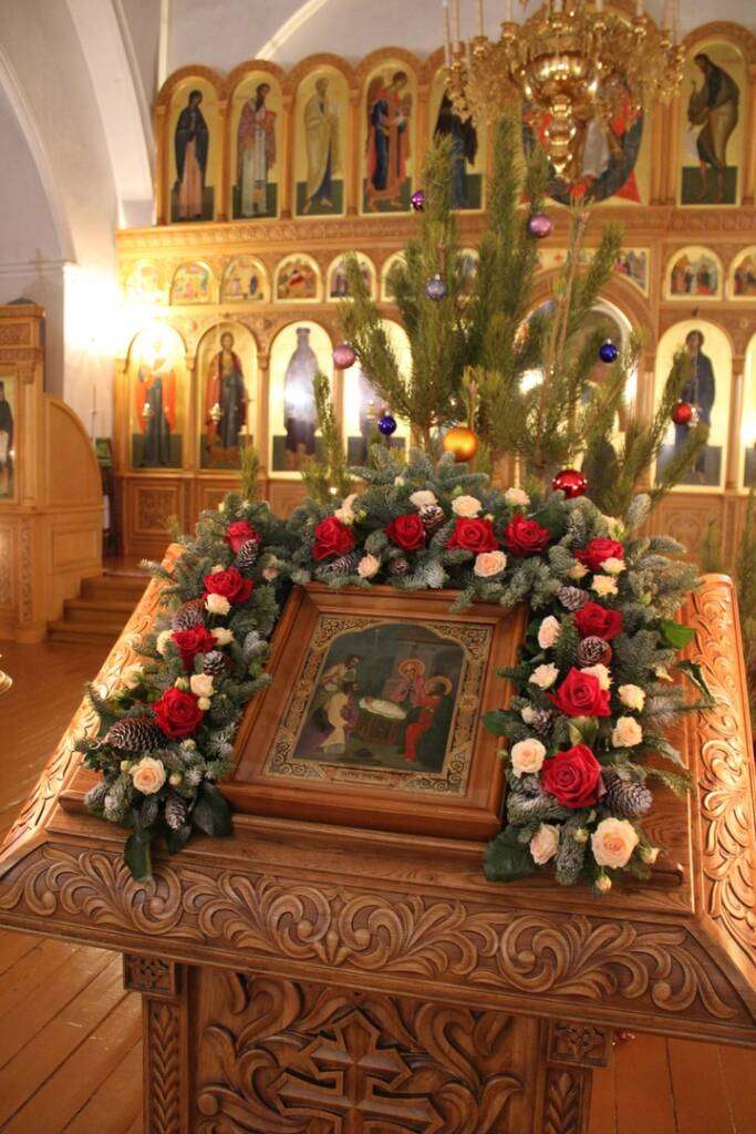 Праздник Рождества Христова в Милостиво-Богородицком женском монастыре п. Кадом