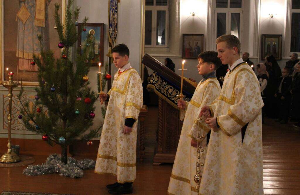 Праздник Рождества Христова в Милостиво-Богородицком женском монастыре п. Кадом