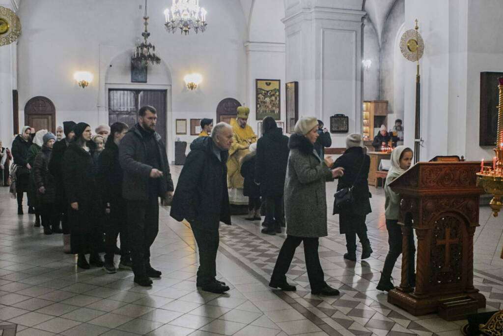 Всенощное бдение в канун Недели 34-й по Пятидесятнице в Вознесенском Кафедральном соборе города Касимова