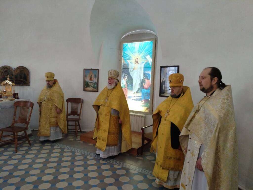Соборное богослужение духовенства Гусевского благочиния