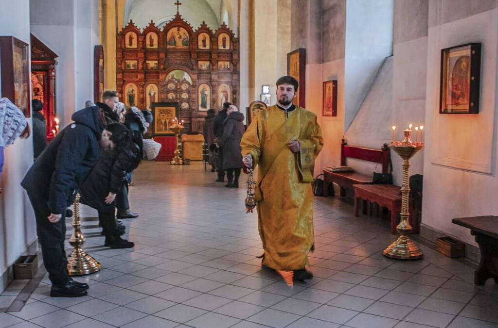 Божественная Литургия в Неделю 36-ю по Пятидесятнице в Вознесенском Кафедральном соборе города Касимова
