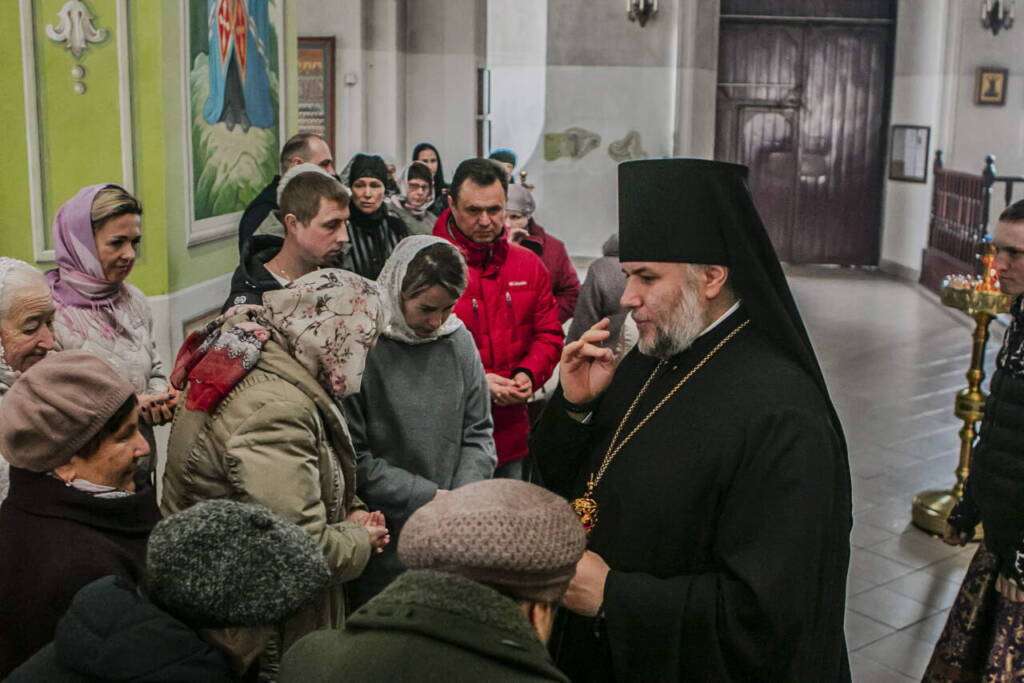 Божественная Литургия в празднование сорока мучеников Севастийских в Вознесенском Кафедральном соборе города Касимова