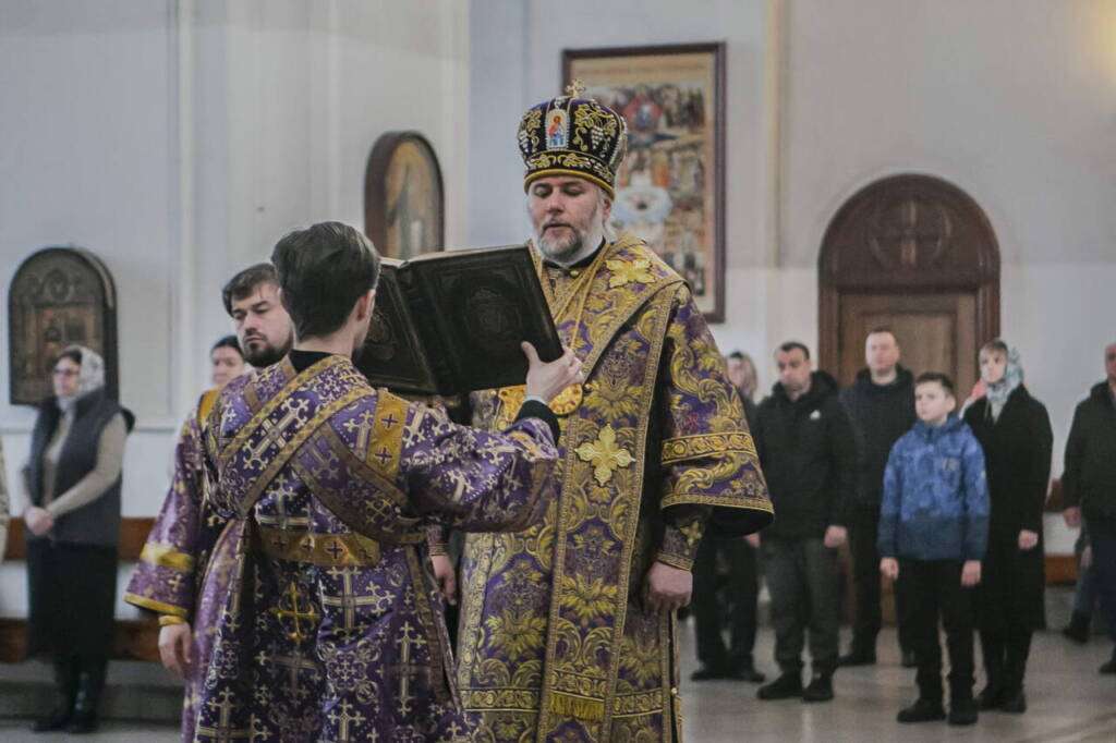 Божественная Литургия в Неделю 1-ю Великого поста в Вознесенском Кафедральном соборе города Касимова