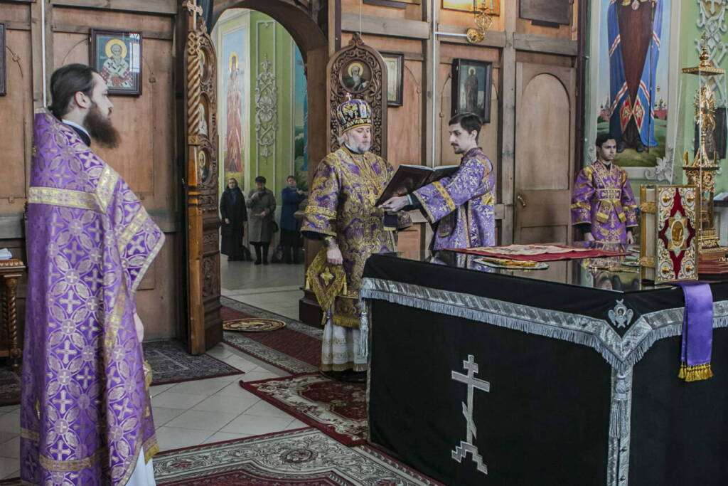 Божественная Литургия в Неделю 1-ю Великого поста в Вознесенском Кафедральном соборе города Касимова